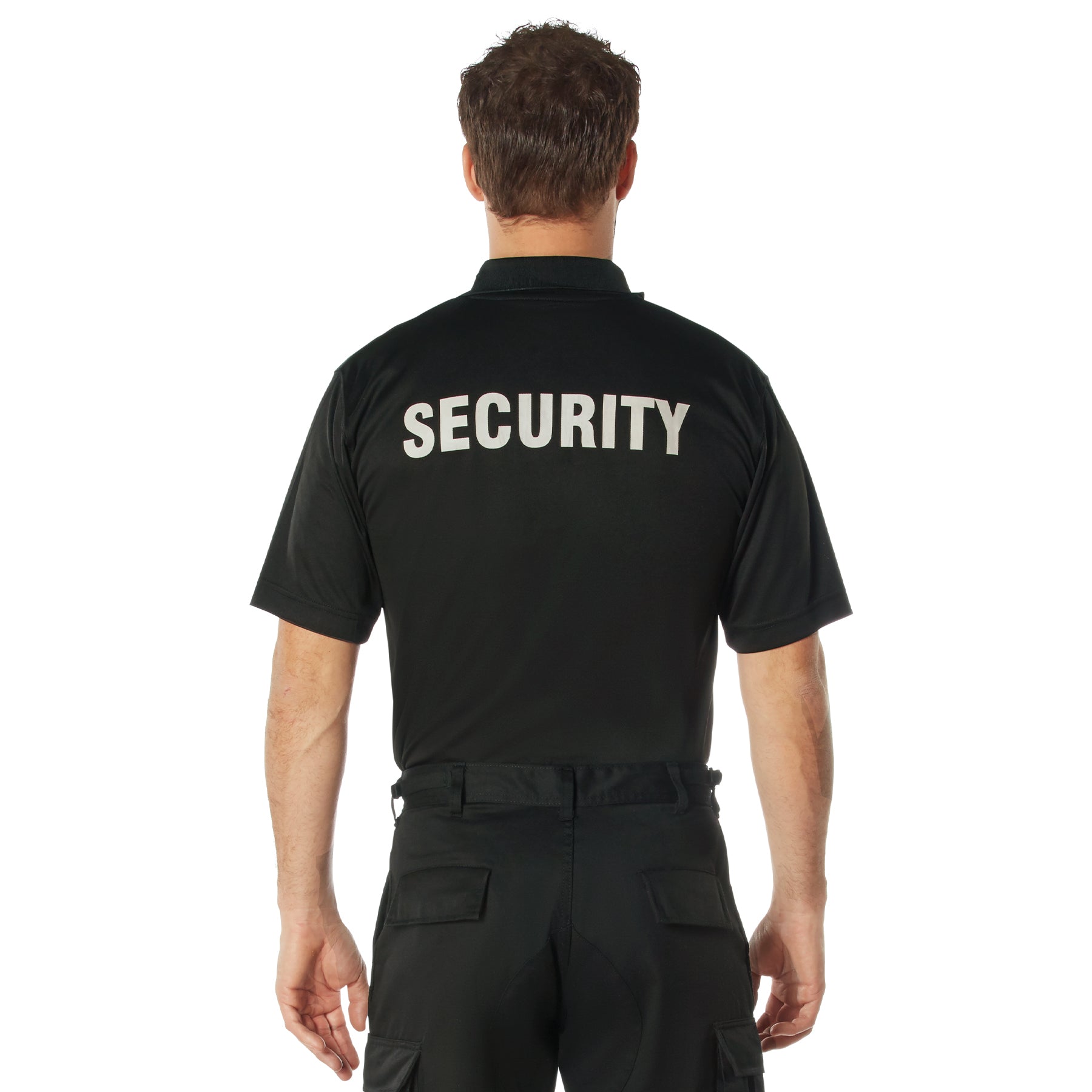 Rothco Moisture Wicking Security Polo Shirt LARSON TACTICAL SUPPLY