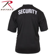 Rothco Moisture Wicking Security Polo Shirt LARSON TACTICAL SUPPLY
