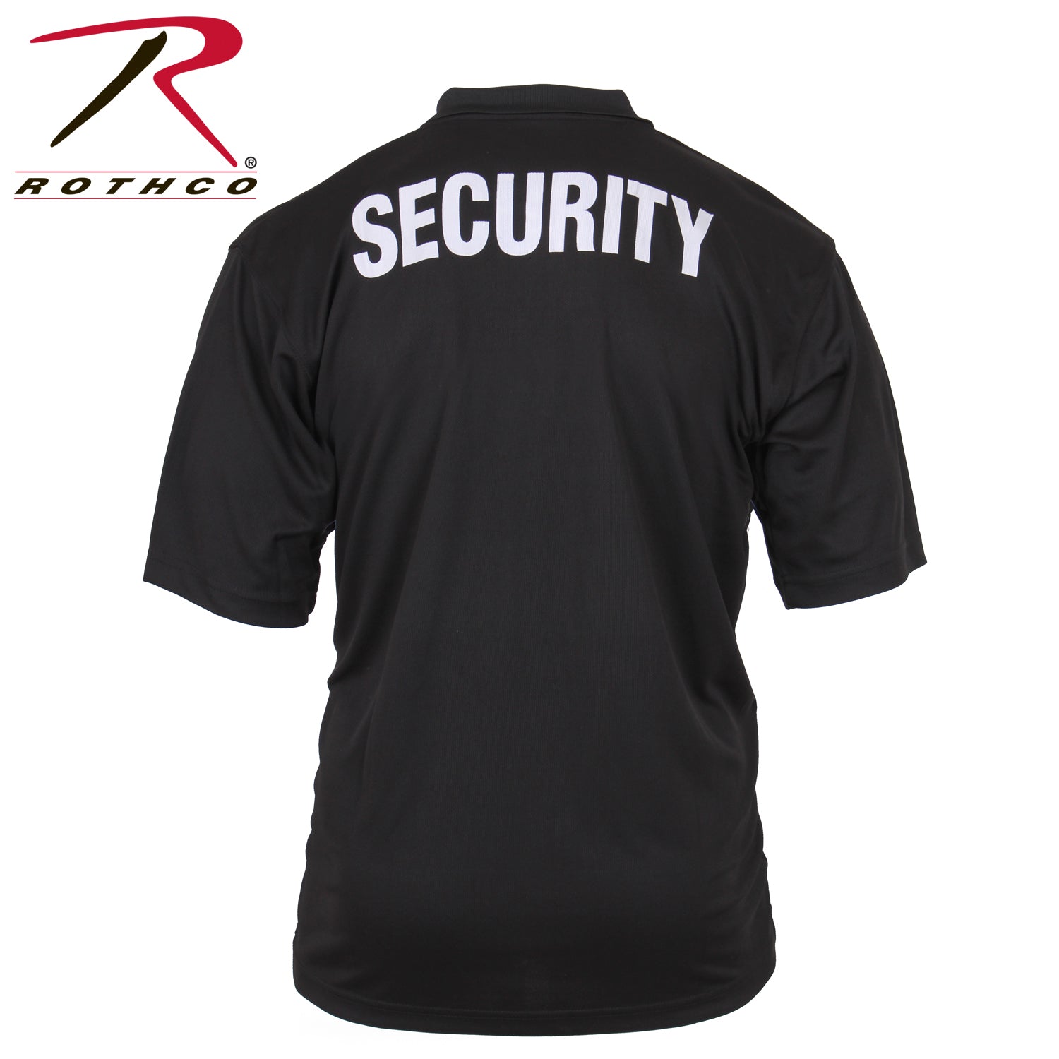Rothco Moisture Wicking Security Polo Shirt LARSON TACTICAL SUPPLY