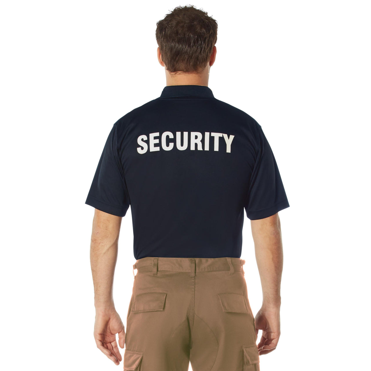 Rothco Moisture Wicking Security Polo Shirt LARSON TACTICAL SUPPLY