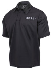 Rothco Moisture Wicking Security Polo Shirt LARSON TACTICAL SUPPLY