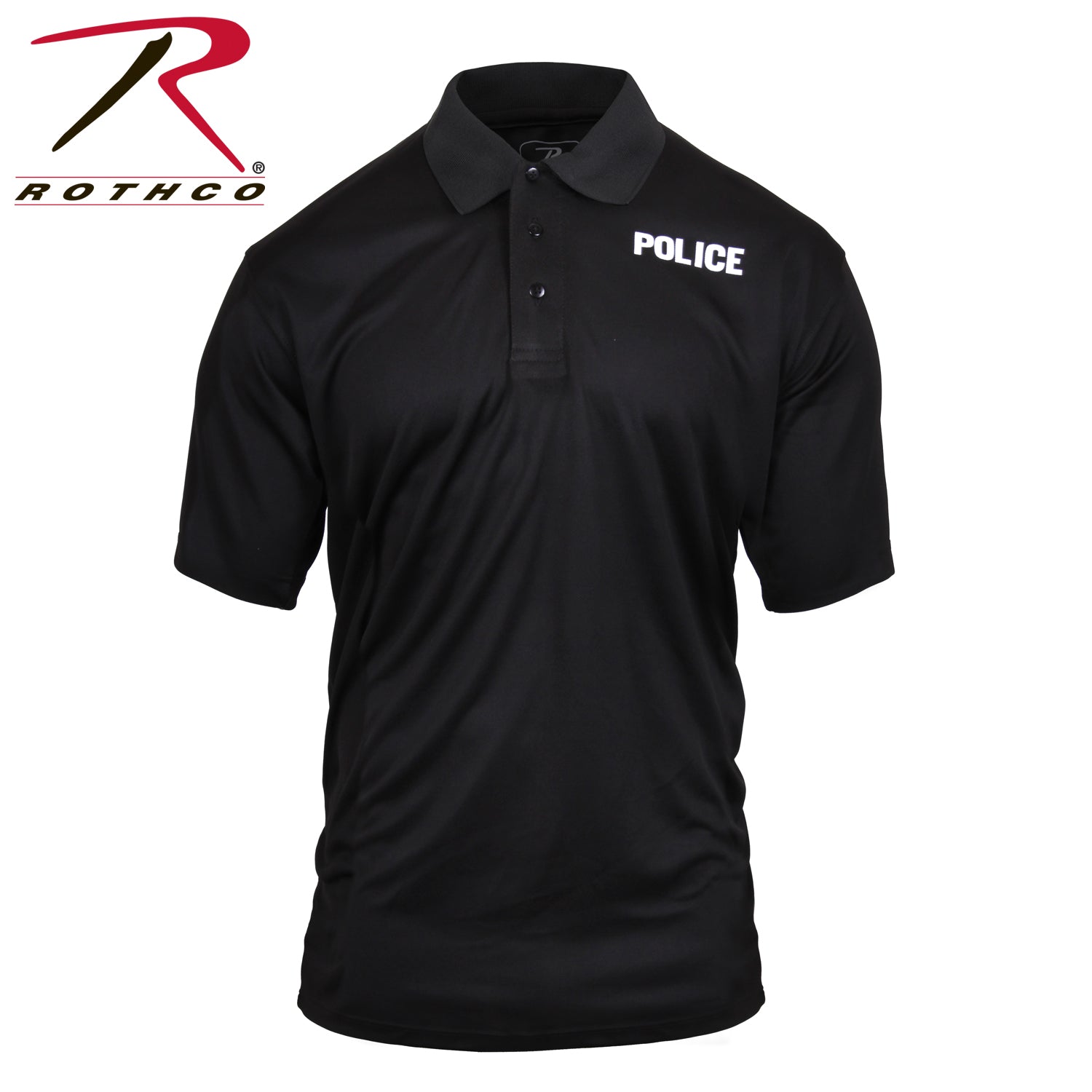 Rothco Moisture Wicking Police Polo Shirt LARSON TACTICAL SUPPLY