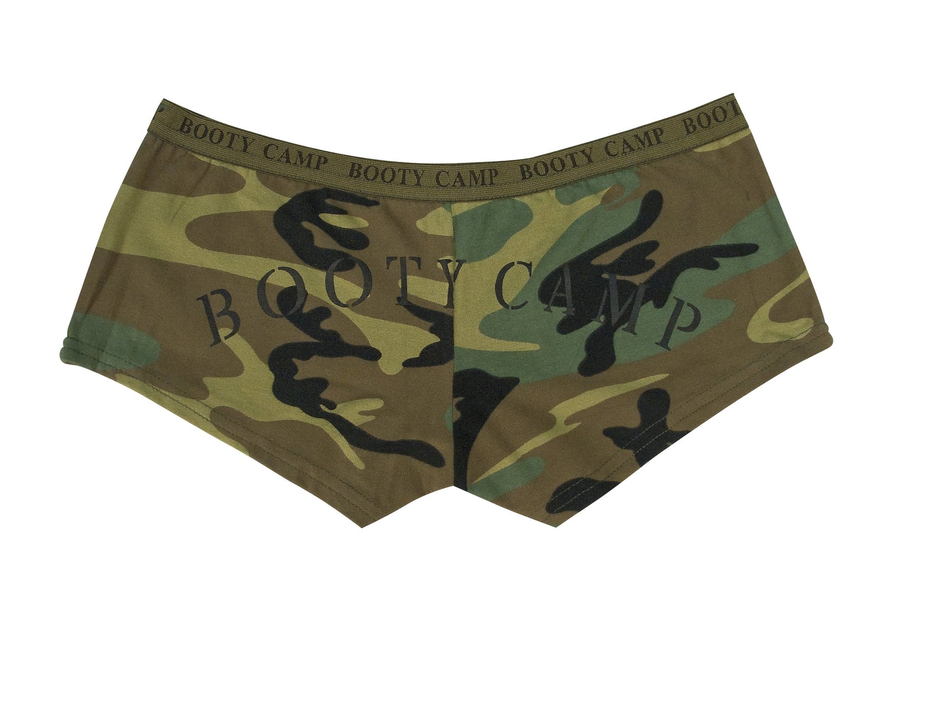 Rothco Woodland Camo "Booty Camp" Booty Shorts & Tank Top LARSON TACTICAL SUPPLY