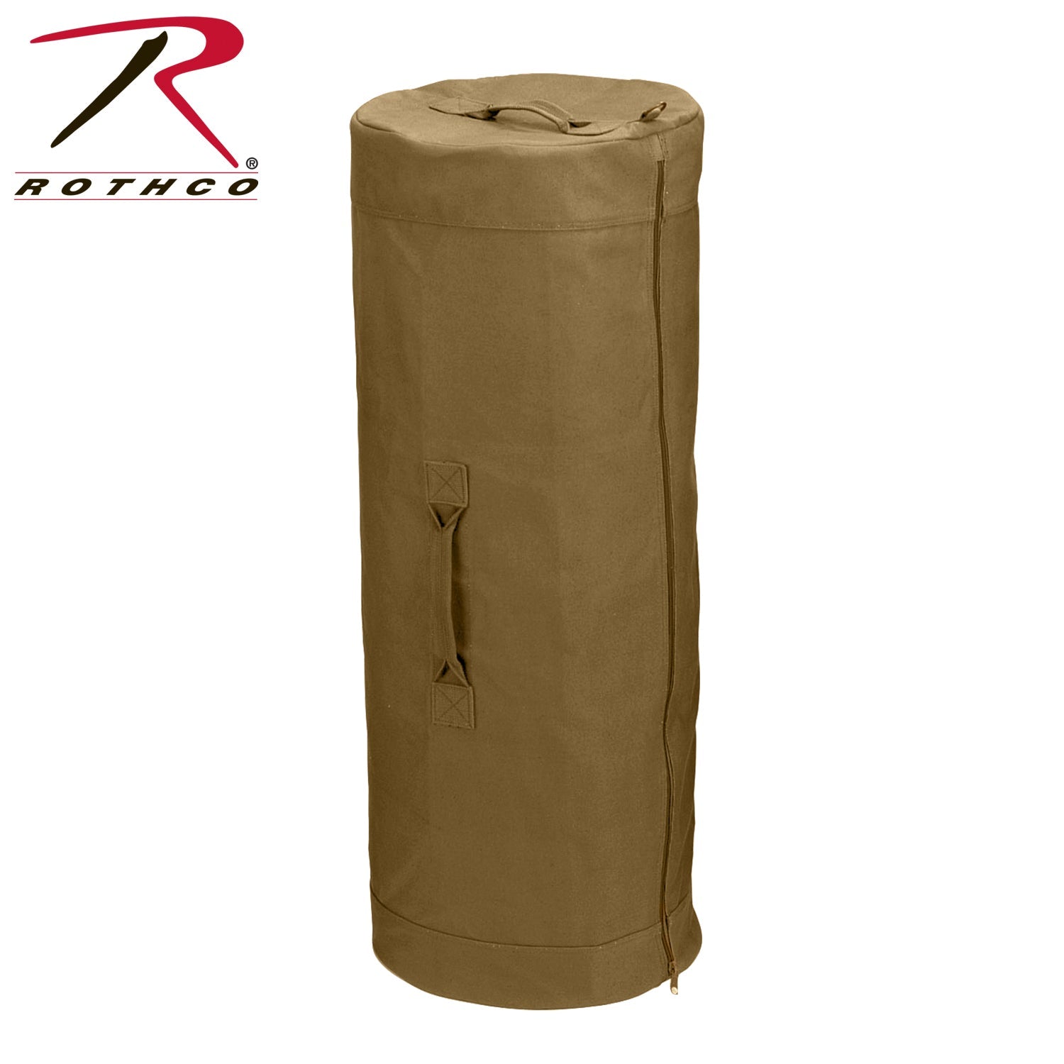 Rothco Canvas Duffle Bag with Side Zipper LARSON TACTICAL SUPPLY