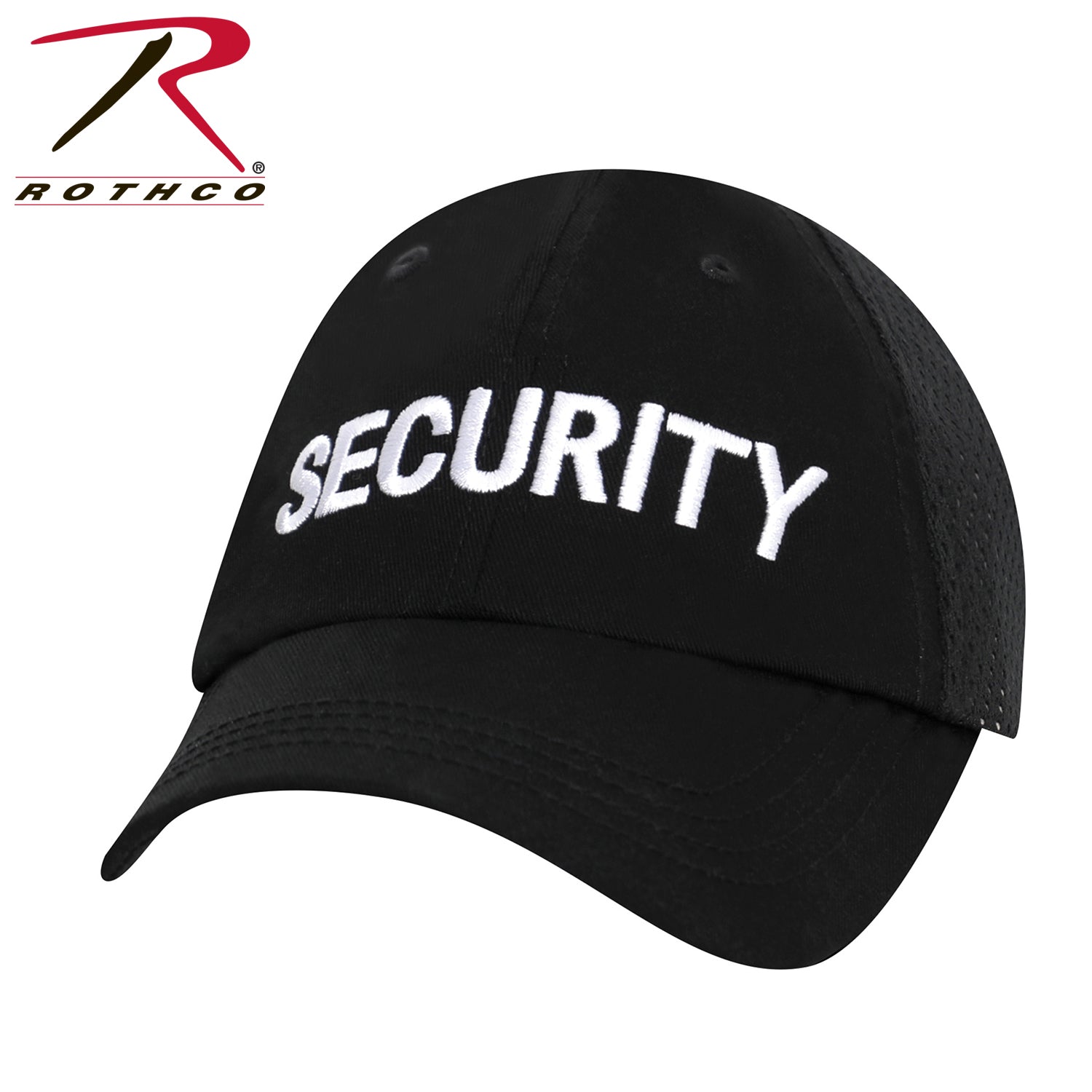 Rothco Security Mesh Back Tactical Cap - Black LARSON TACTICAL SUPPLY
