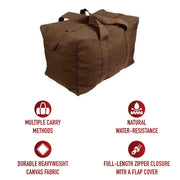 Rothco Canvas Parachute Cargo Bag LARSON TACTICAL SUPPLY