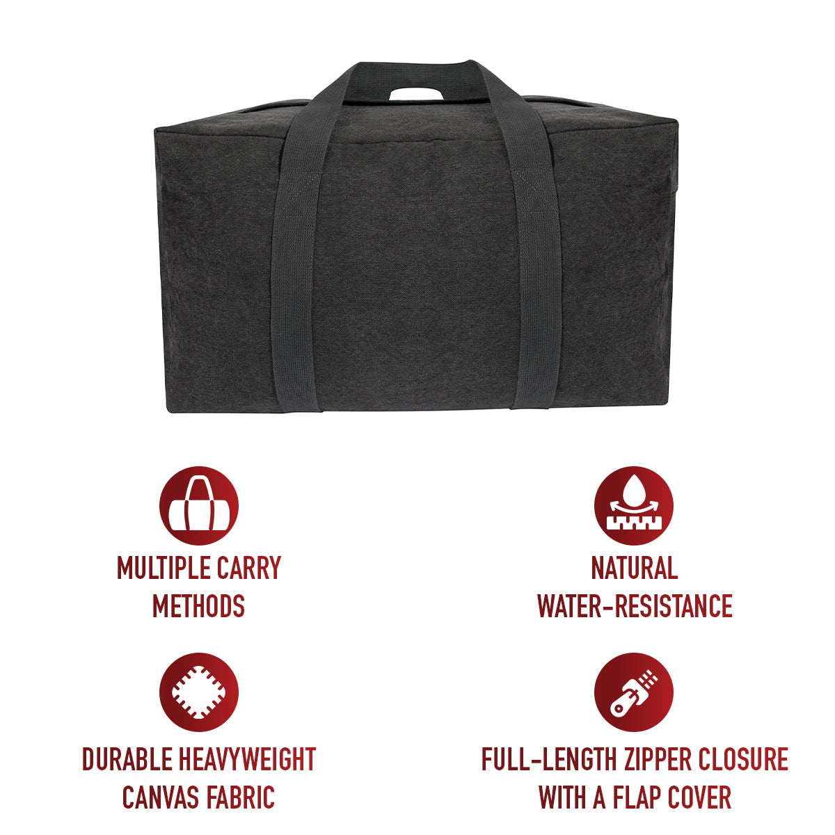 Rothco Canvas Parachute Cargo Bag LARSON TACTICAL SUPPLY