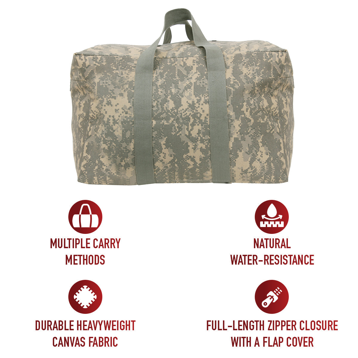 Rothco Canvas Parachute Cargo Bag LARSON TACTICAL SUPPLY