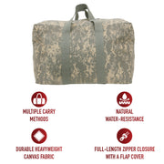 Rothco Canvas Parachute Cargo Bag LARSON TACTICAL SUPPLY