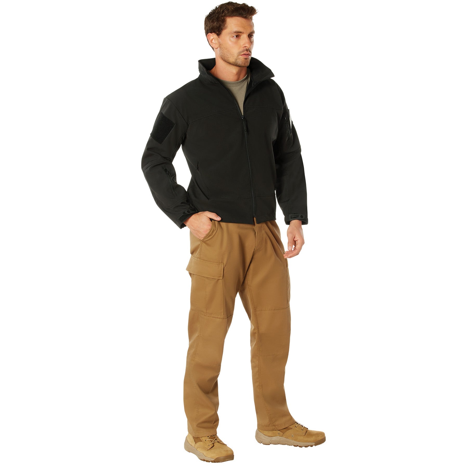 Rothco Stealth Ops Soft Shell Tactical Jacket LARSON TACTICAL SUPPLY