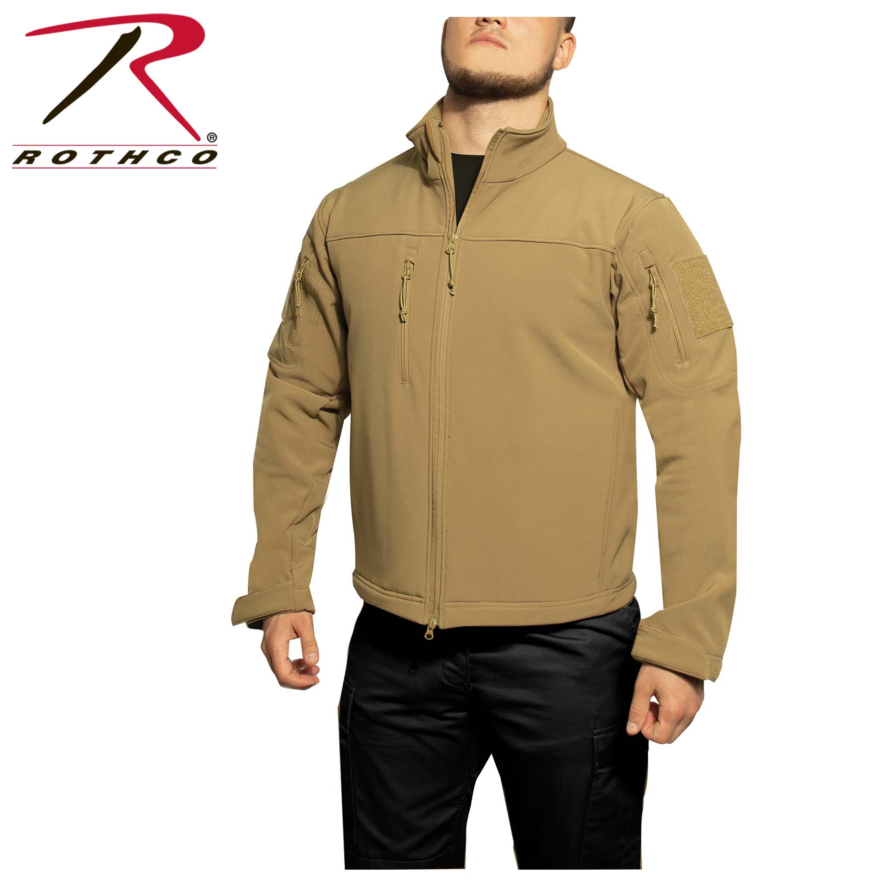 Rothco Stealth Ops Soft Shell Tactical Jacket LARSON TACTICAL SUPPLY