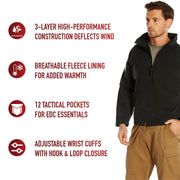 Rothco Stealth Ops Soft Shell Tactical Jacket LARSON TACTICAL SUPPLY