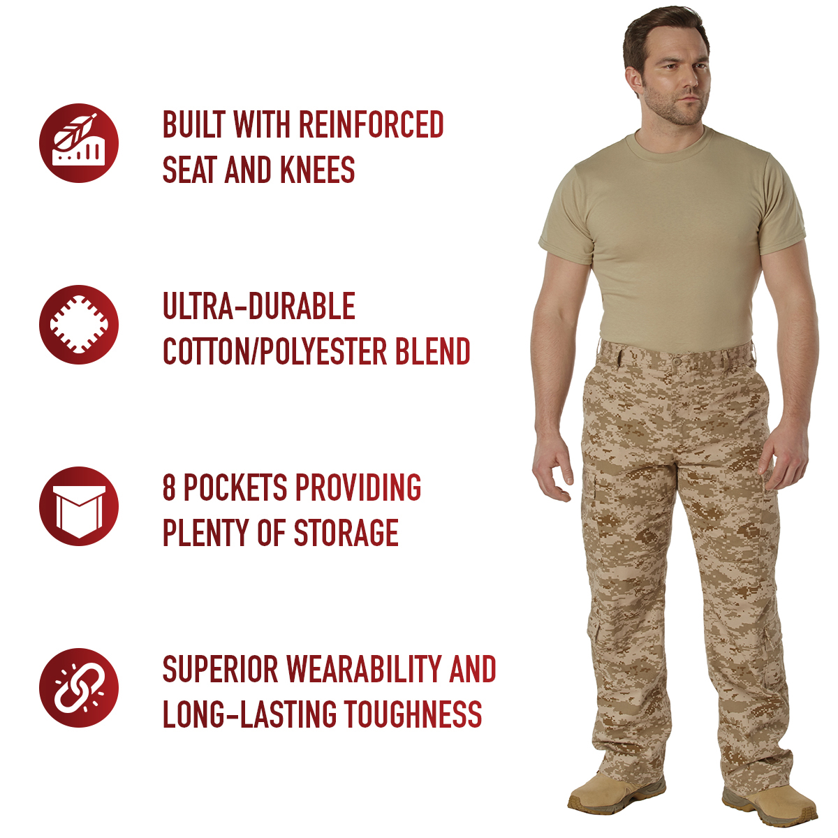 Rothco Vintage Paratrooper Cargo Fatigue Pants LARSON TACTICAL SUPPLY