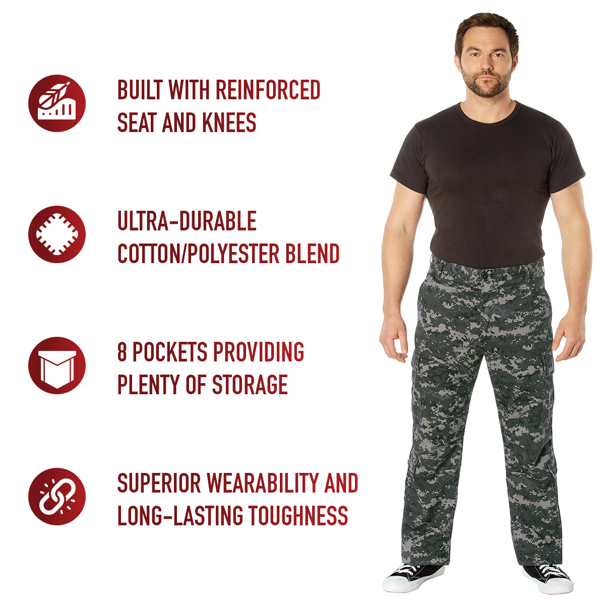 Rothco Vintage Paratrooper Cargo Fatigue Pants LARSON TACTICAL SUPPLY