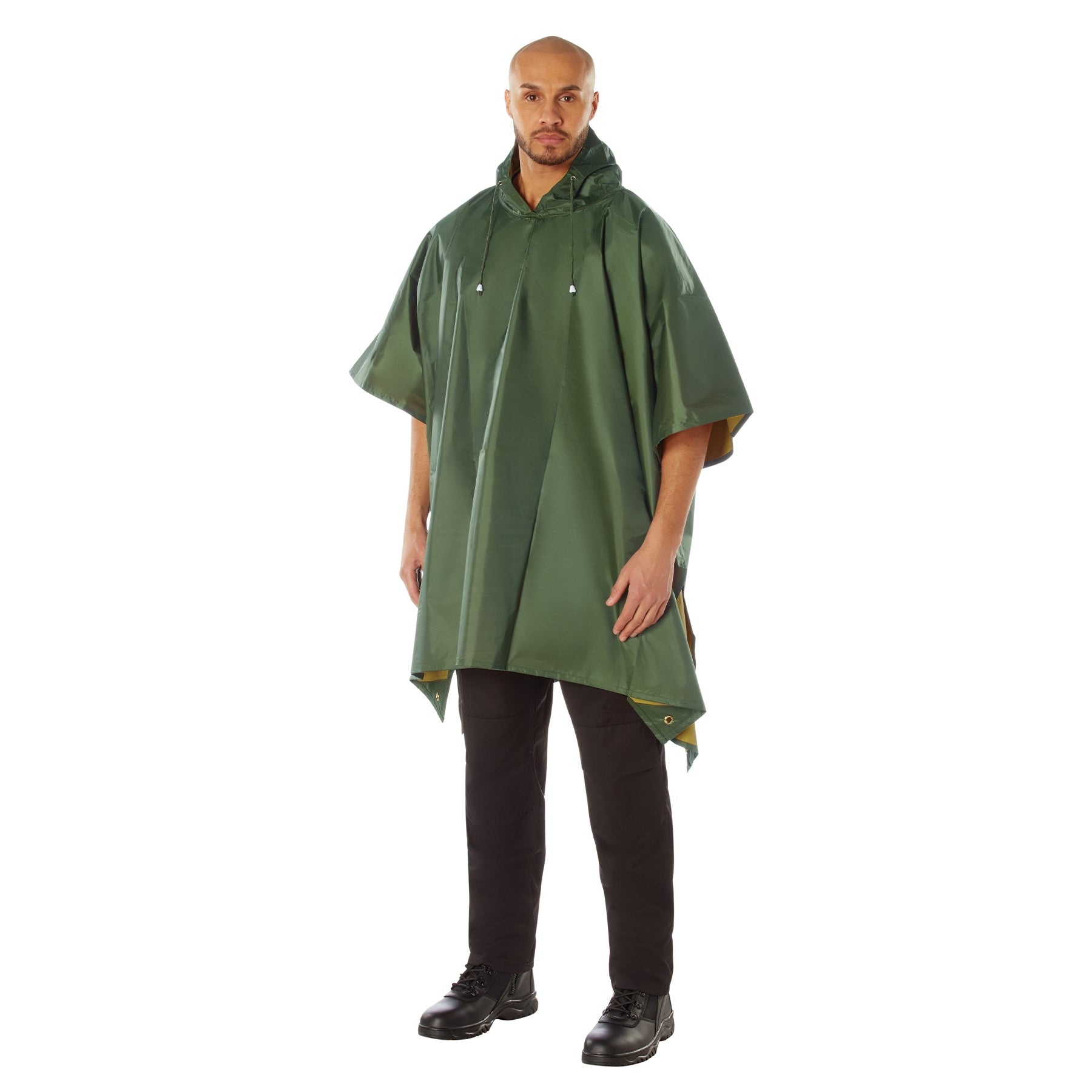 Rothco Reversible Rubberized Poncho LARSON TACTICAL SUPPLY