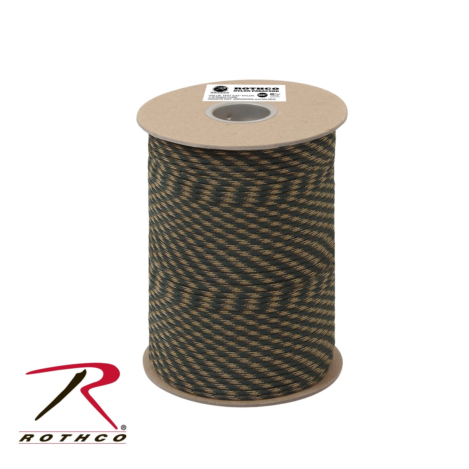 Rothco Nylon Paracord 550lb 600 Ft Spool LARSON TACTICAL SUPPLY