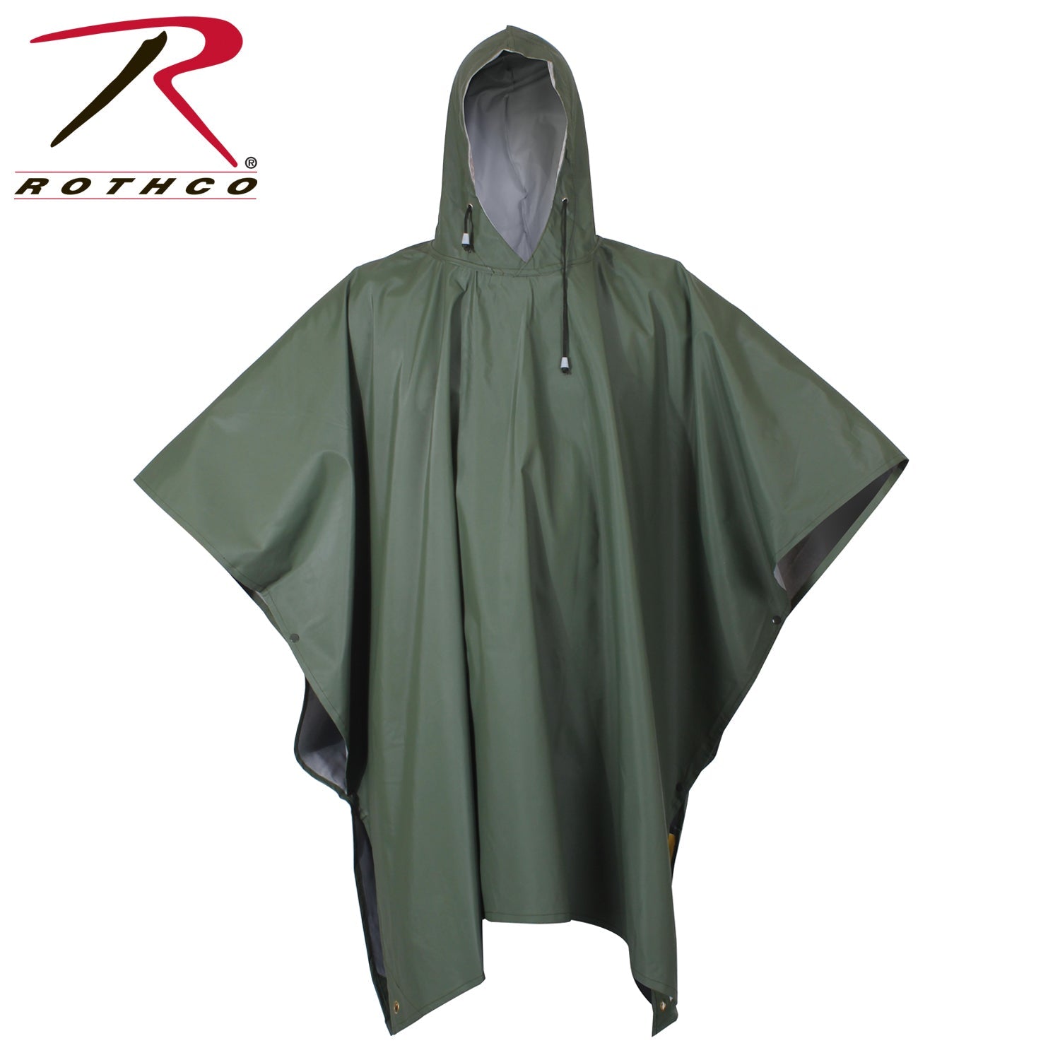 Rothco Rubberized Rainwear Poncho LARSON TACTICAL SUPPLY