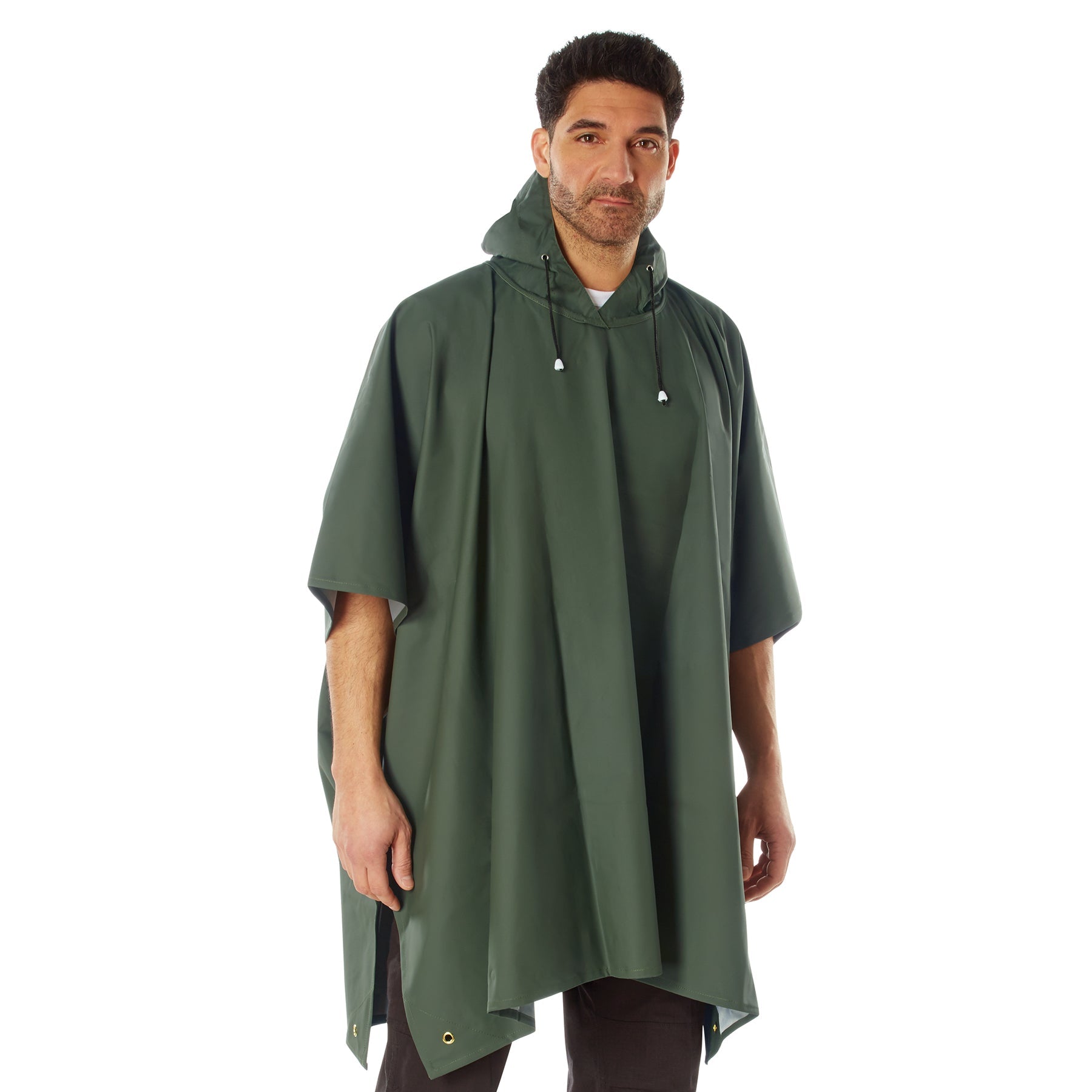Rothco Rubberized Rainwear Poncho LARSON TACTICAL SUPPLY