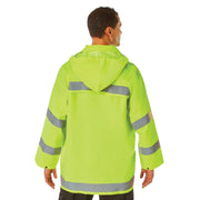 Rothco Safety Reflective Rain Jacket LARSON TACTICAL SUPPLY