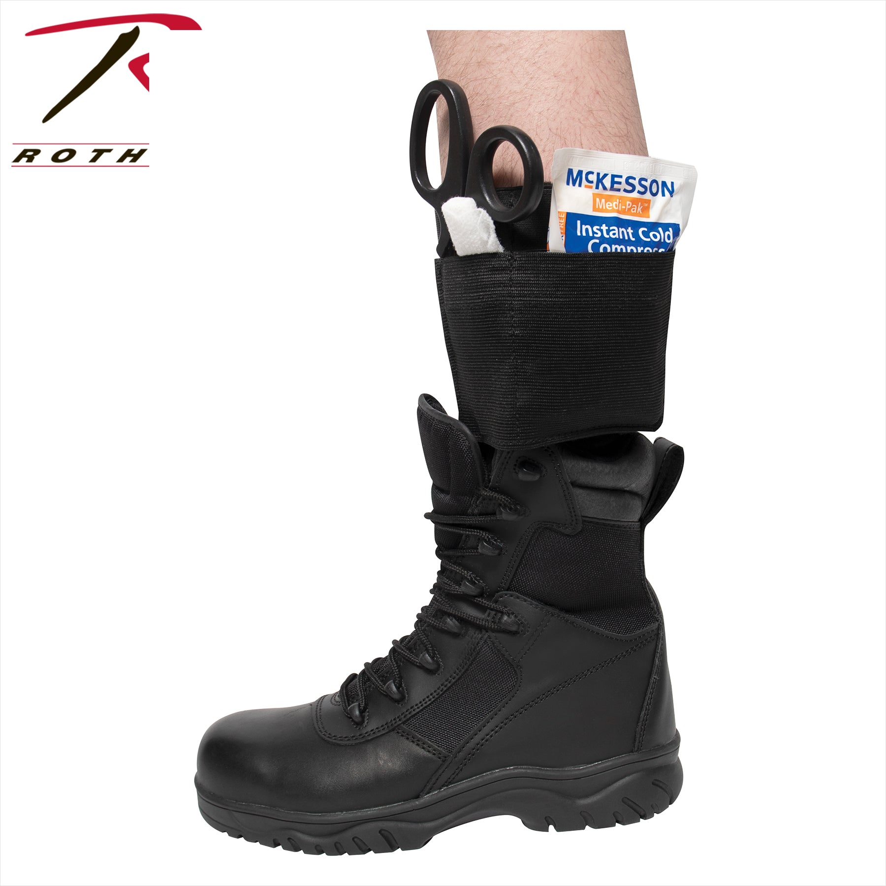 Rothco EMS Ankle Holster - Black LARSON TACTICAL SUPPLY