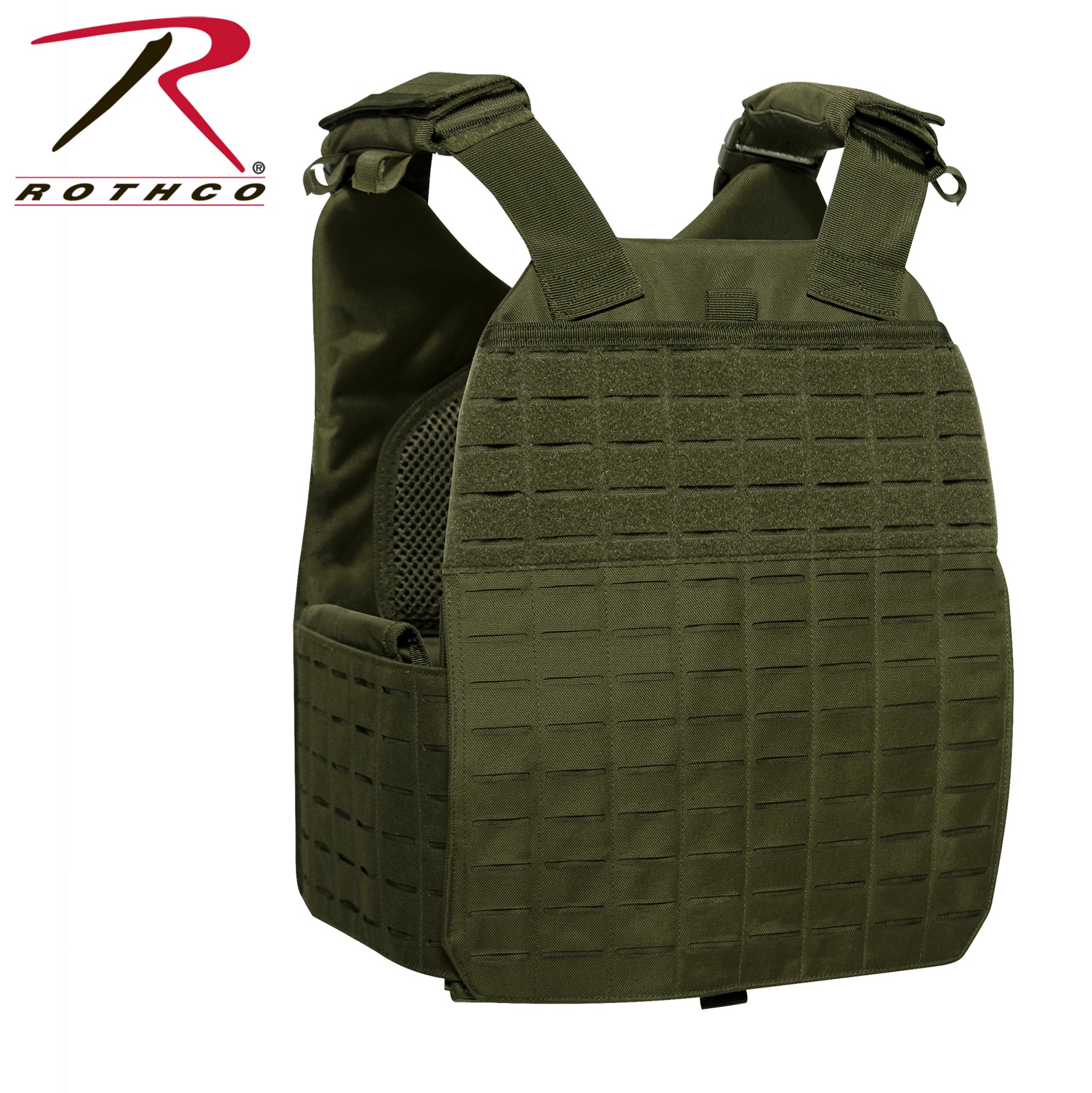 Rothco Laser Cut MOLLE Plate Carrier Vest LARSON TACTICAL SUPPLY