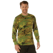 Rothco Long Sleeve Vintage T-Shirt - Woodland Camo LARSON TACTICAL SUPPLY