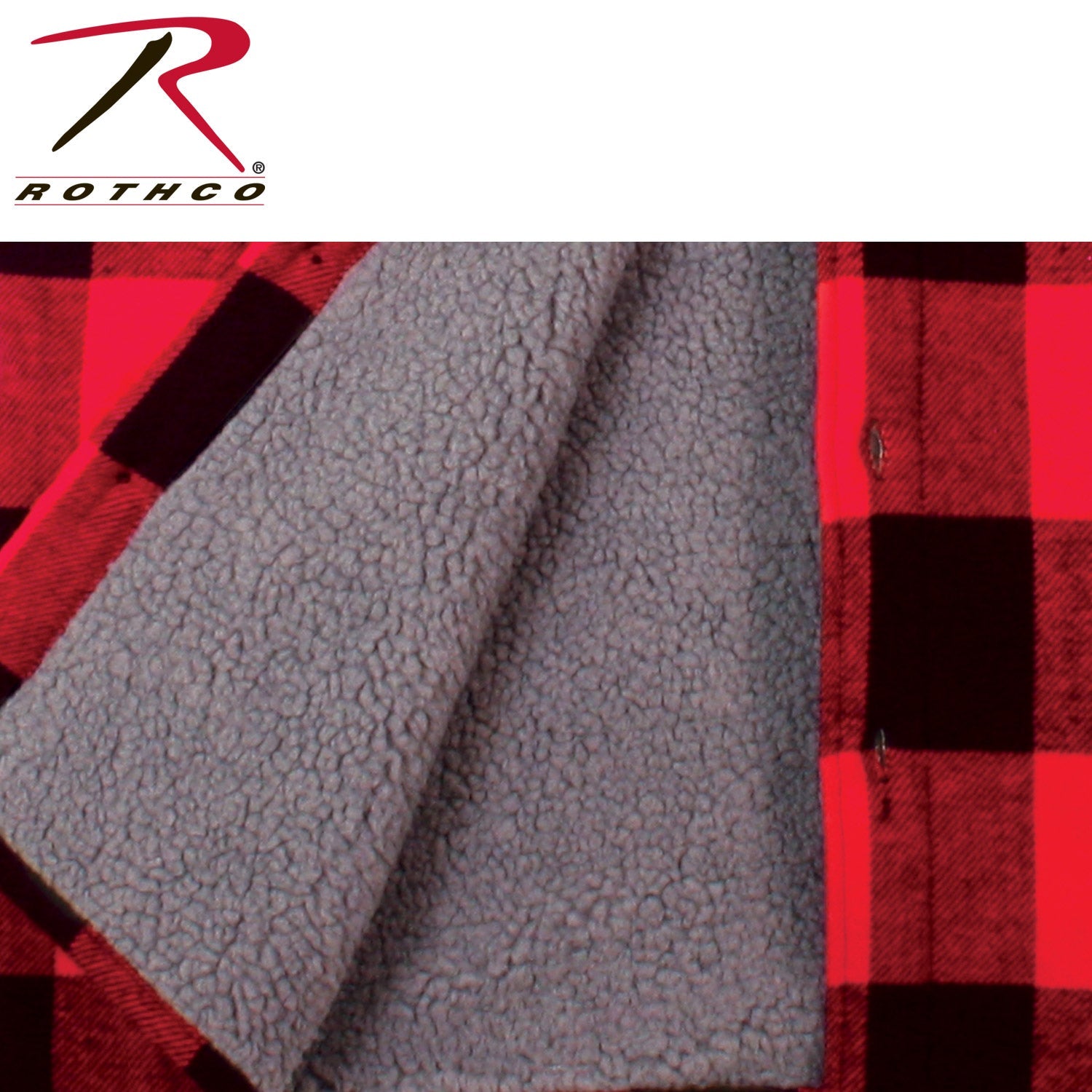 Rothco Extra Heavyweight Buffalo Plaid Sherpa Lined Flannel Shirts LARSON TACTICAL SUPPLY