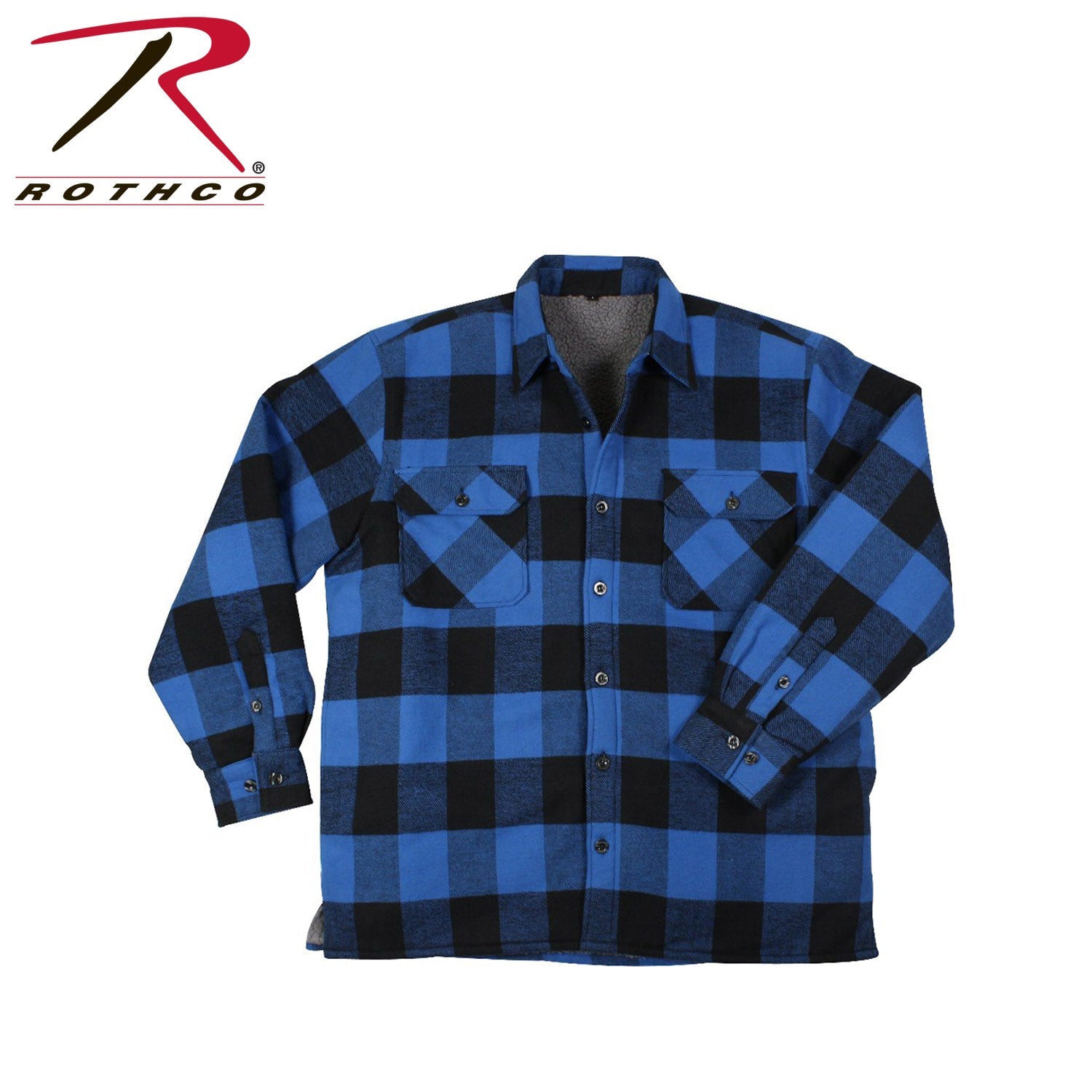 Rothco Extra Heavyweight Buffalo Plaid Sherpa Lined Flannel Shirts LARSON TACTICAL SUPPLY