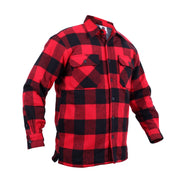 Rothco Extra Heavyweight Buffalo Plaid Sherpa Lined Flannel Shirts LARSON TACTICAL SUPPLY