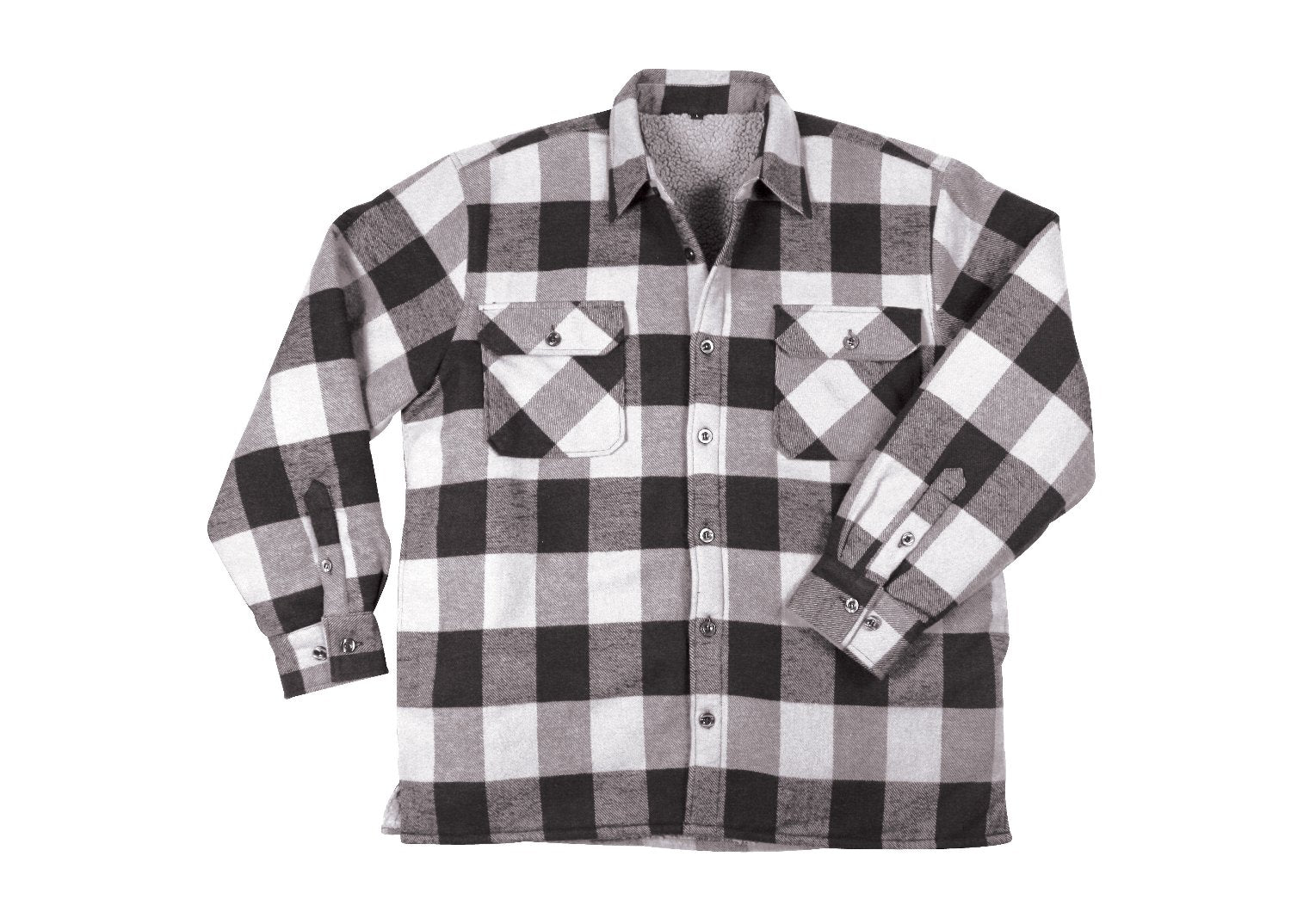 Rothco Extra Heavyweight Buffalo Plaid Sherpa Lined Flannel Shirts LARSON TACTICAL SUPPLY