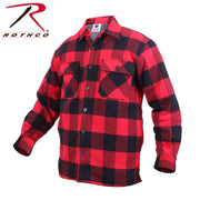 Rothco Extra Heavyweight Buffalo Plaid Sherpa Lined Flannel Shirts LARSON TACTICAL SUPPLY