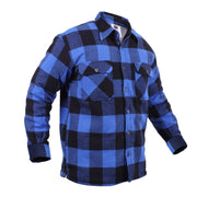 Rothco Extra Heavyweight Buffalo Plaid Sherpa Lined Flannel Shirts LARSON TACTICAL SUPPLY