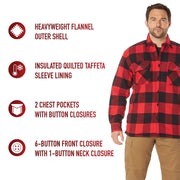 Rothco Extra Heavyweight Buffalo Plaid Sherpa Lined Flannel Shirts LARSON TACTICAL SUPPLY