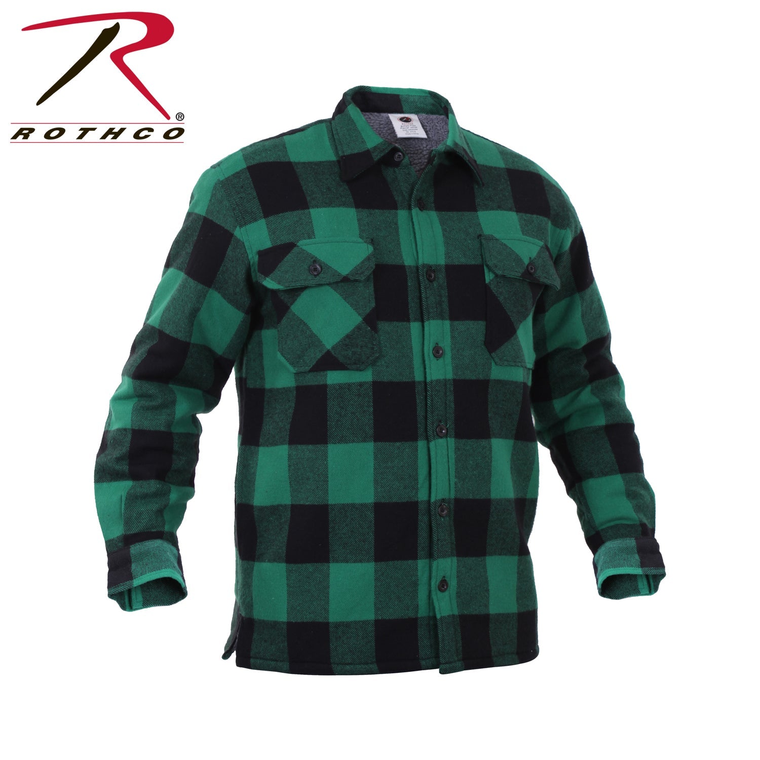 Rothco Extra Heavyweight Buffalo Plaid Sherpa Lined Flannel Shirts LARSON TACTICAL SUPPLY