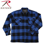 Rothco Extra Heavyweight Buffalo Plaid Sherpa Lined Flannel Shirts LARSON TACTICAL SUPPLY