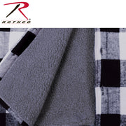 Rothco Extra Heavyweight Buffalo Plaid Sherpa Lined Flannel Shirts LARSON TACTICAL SUPPLY