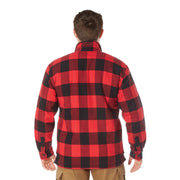 Rothco Extra Heavyweight Buffalo Plaid Sherpa Lined Flannel Shirts LARSON TACTICAL SUPPLY
