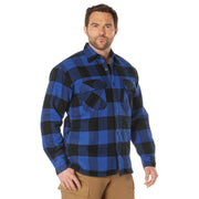Rothco Extra Heavyweight Buffalo Plaid Sherpa Lined Flannel Shirts LARSON TACTICAL SUPPLY