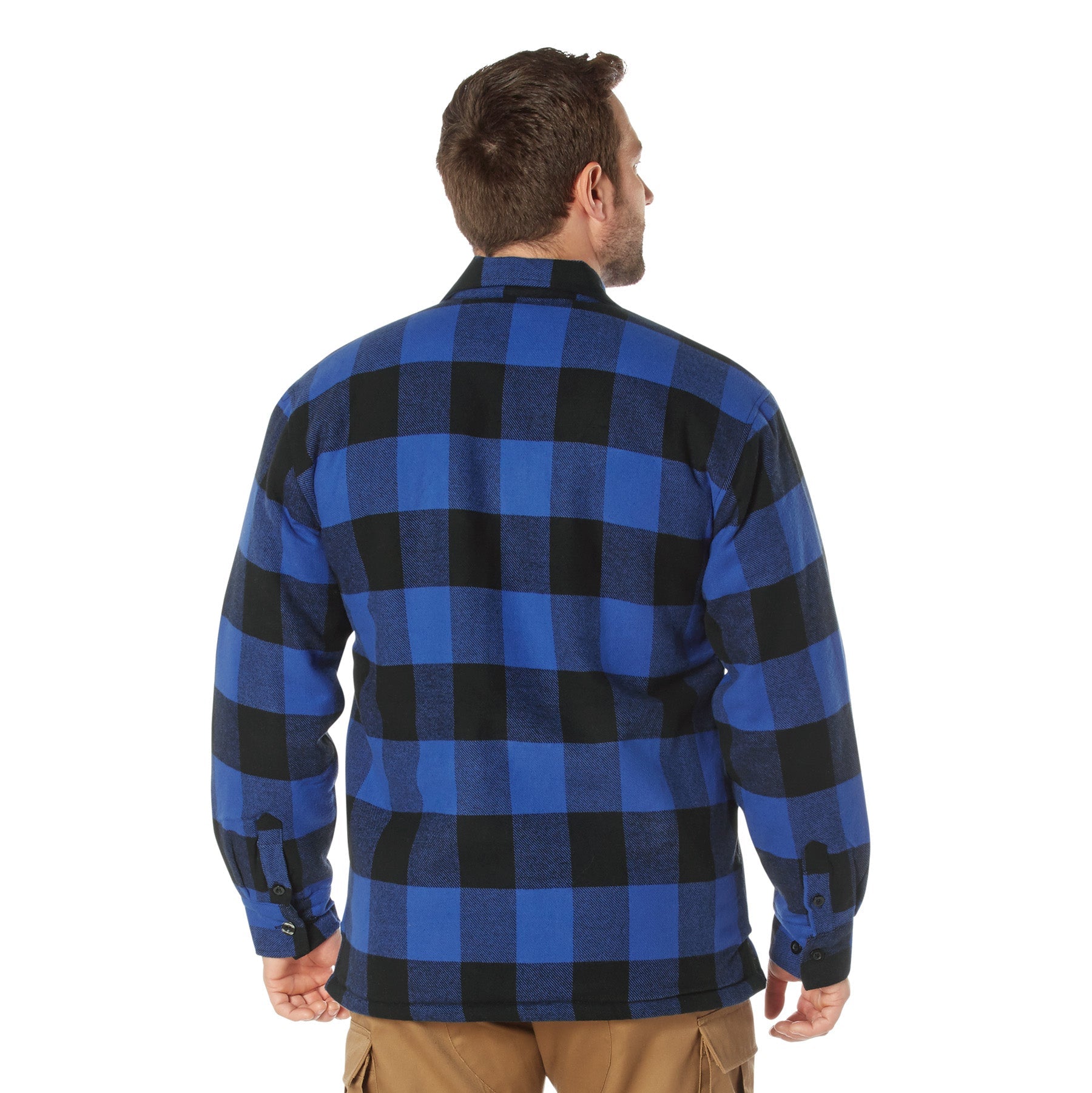 Rothco Extra Heavyweight Buffalo Plaid Sherpa Lined Flannel Shirts LARSON TACTICAL SUPPLY