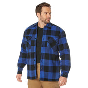 Rothco Extra Heavyweight Buffalo Plaid Sherpa Lined Flannel Shirts LARSON TACTICAL SUPPLY