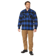 Rothco Extra Heavyweight Buffalo Plaid Sherpa Lined Flannel Shirts LARSON TACTICAL SUPPLY