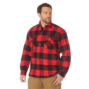 Rothco Extra Heavyweight Buffalo Plaid Sherpa Lined Flannel Shirts LARSON TACTICAL SUPPLY