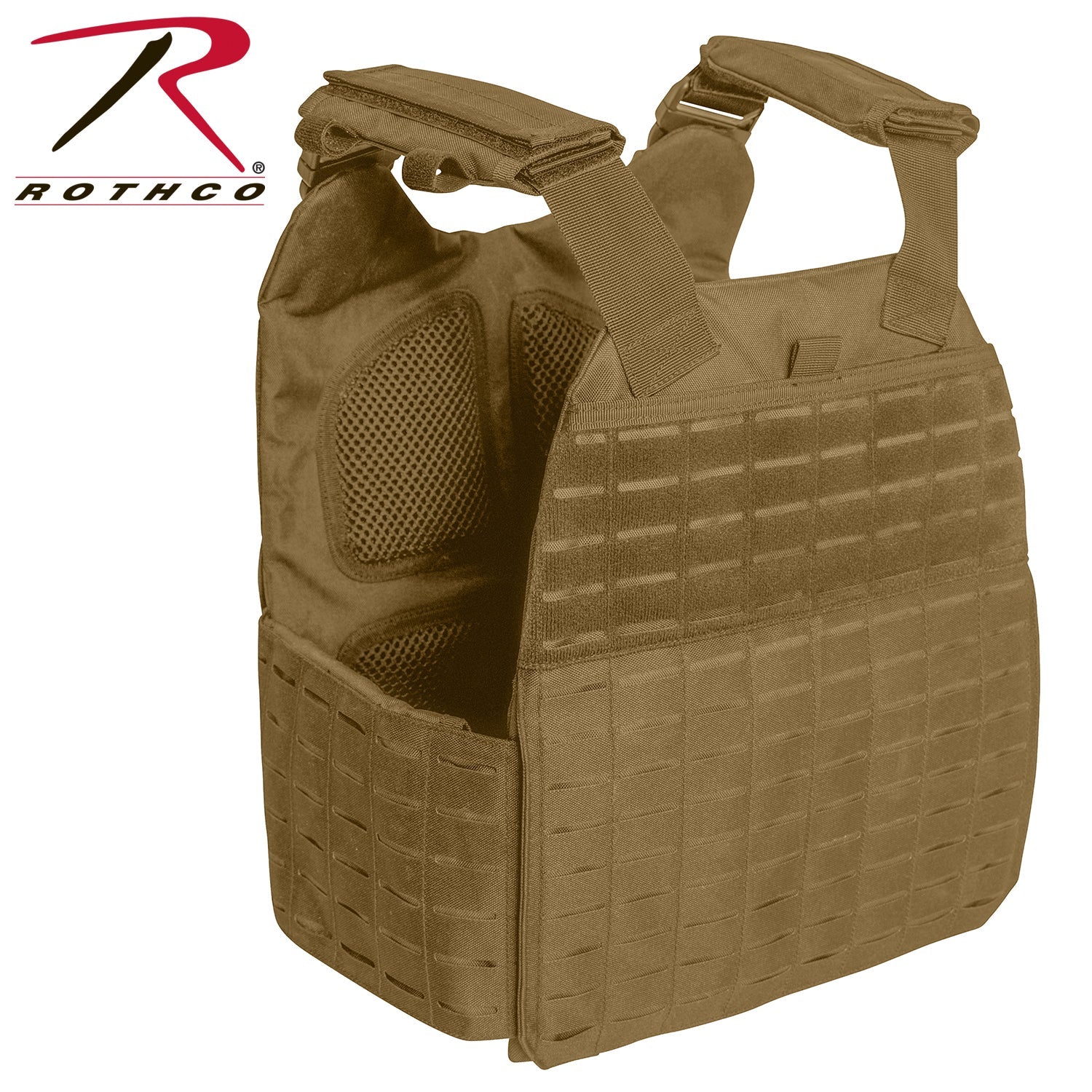 Rothco Laser Cut MOLLE Plate Carrier Vest LARSON TACTICAL SUPPLY