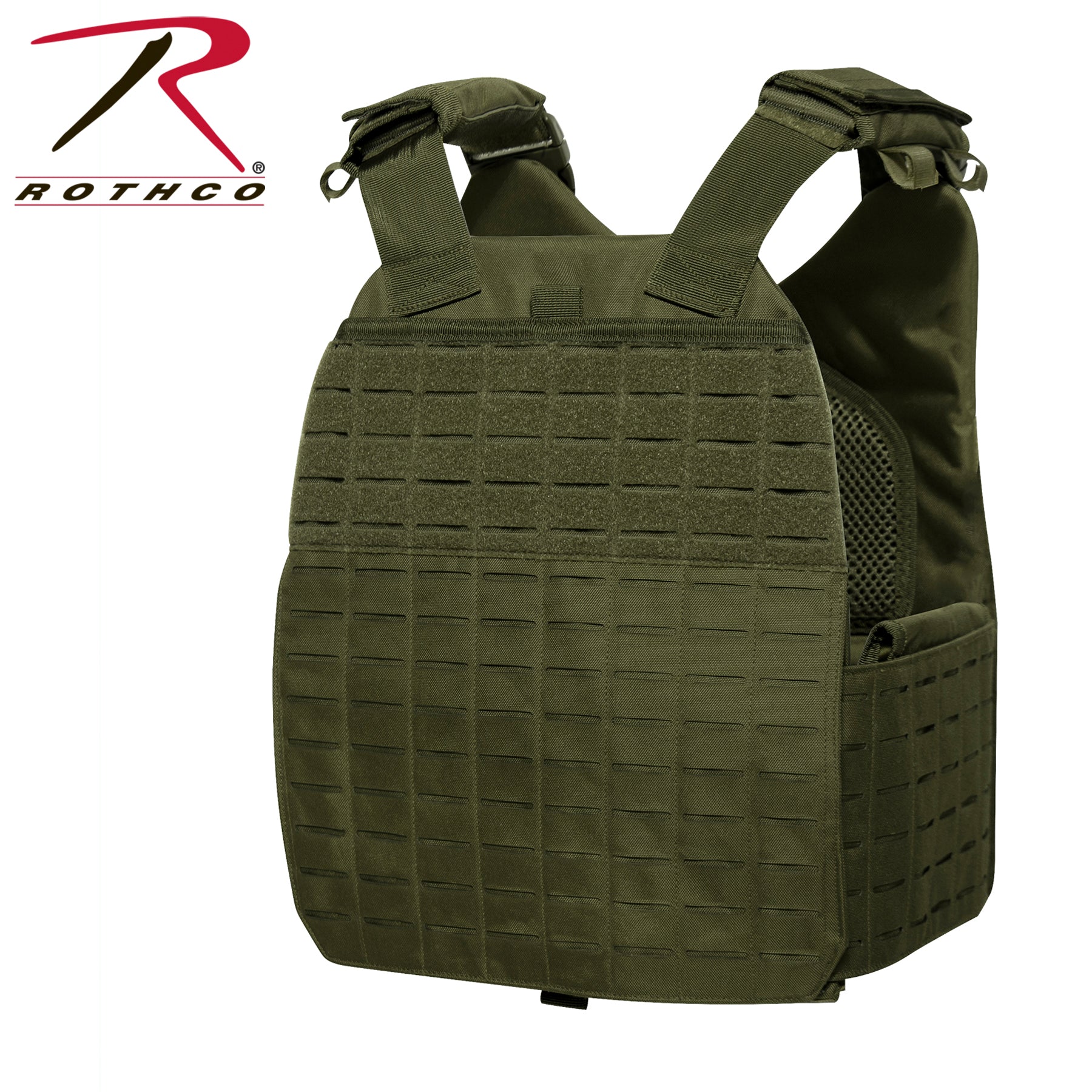 Rothco Laser Cut MOLLE Plate Carrier Vest LARSON TACTICAL SUPPLY
