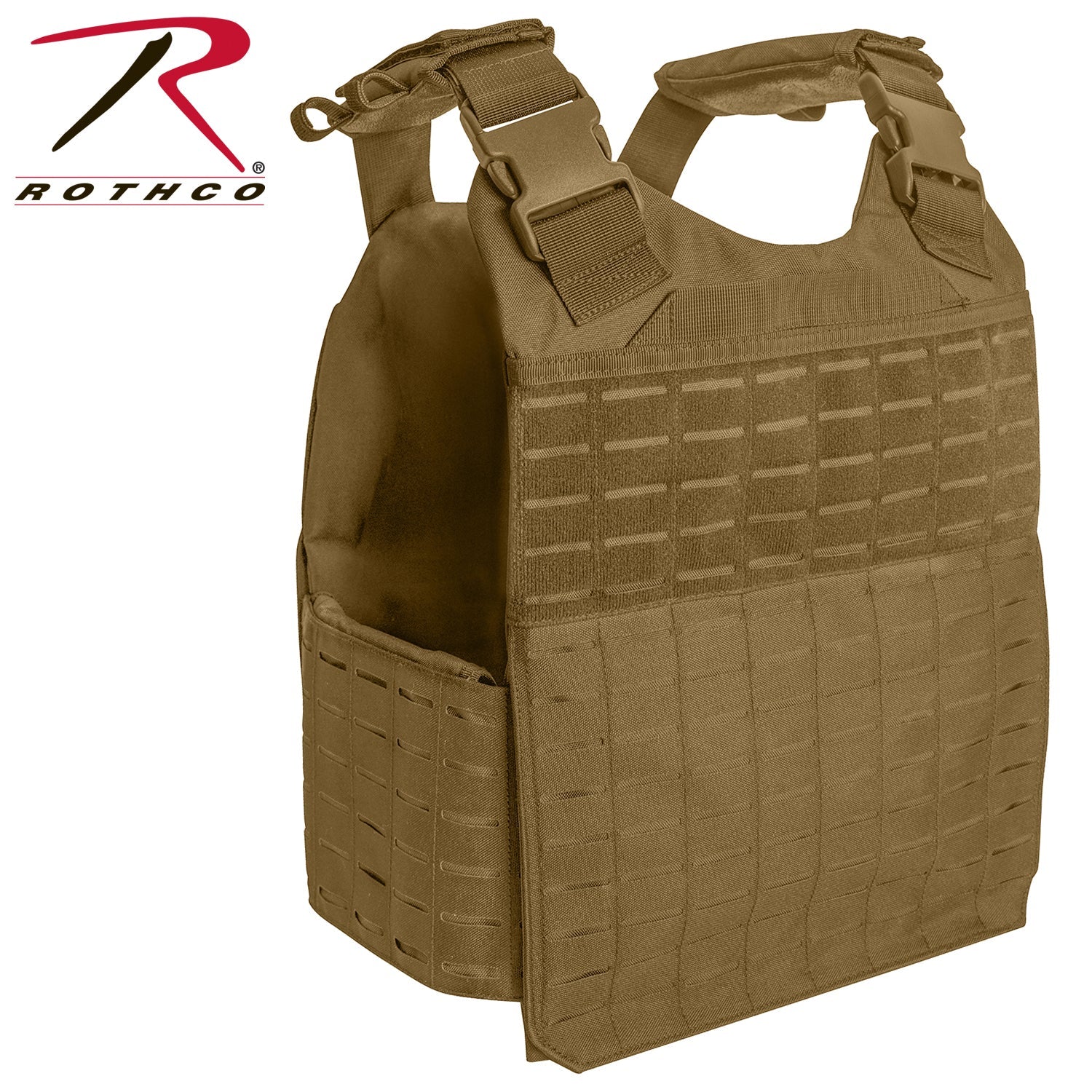 Rothco Laser Cut MOLLE Plate Carrier Vest LARSON TACTICAL SUPPLY