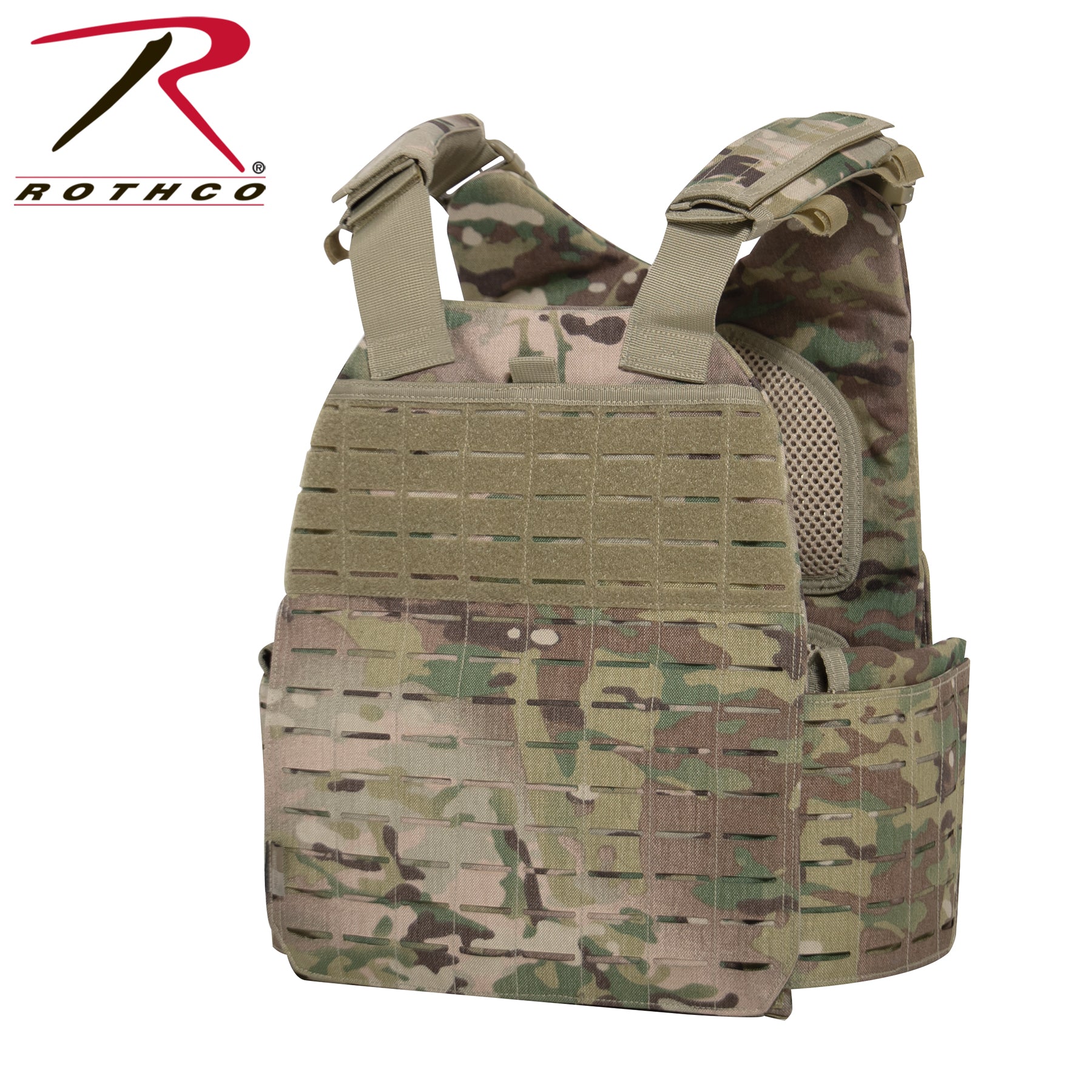 Rothco Laser Cut MOLLE Plate Carrier Vest LARSON TACTICAL SUPPLY