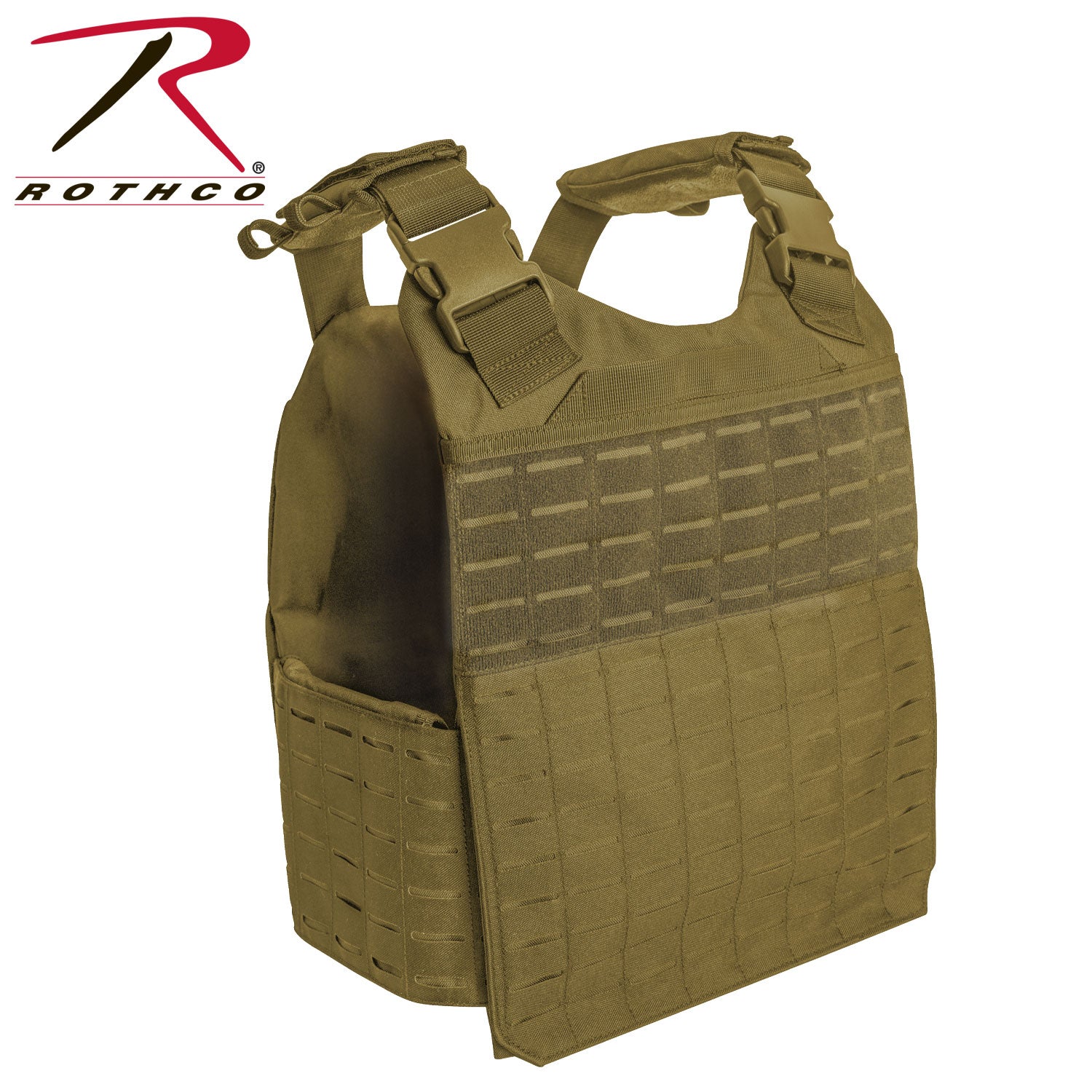 Rothco Laser Cut MOLLE Plate Carrier Vest LARSON TACTICAL SUPPLY