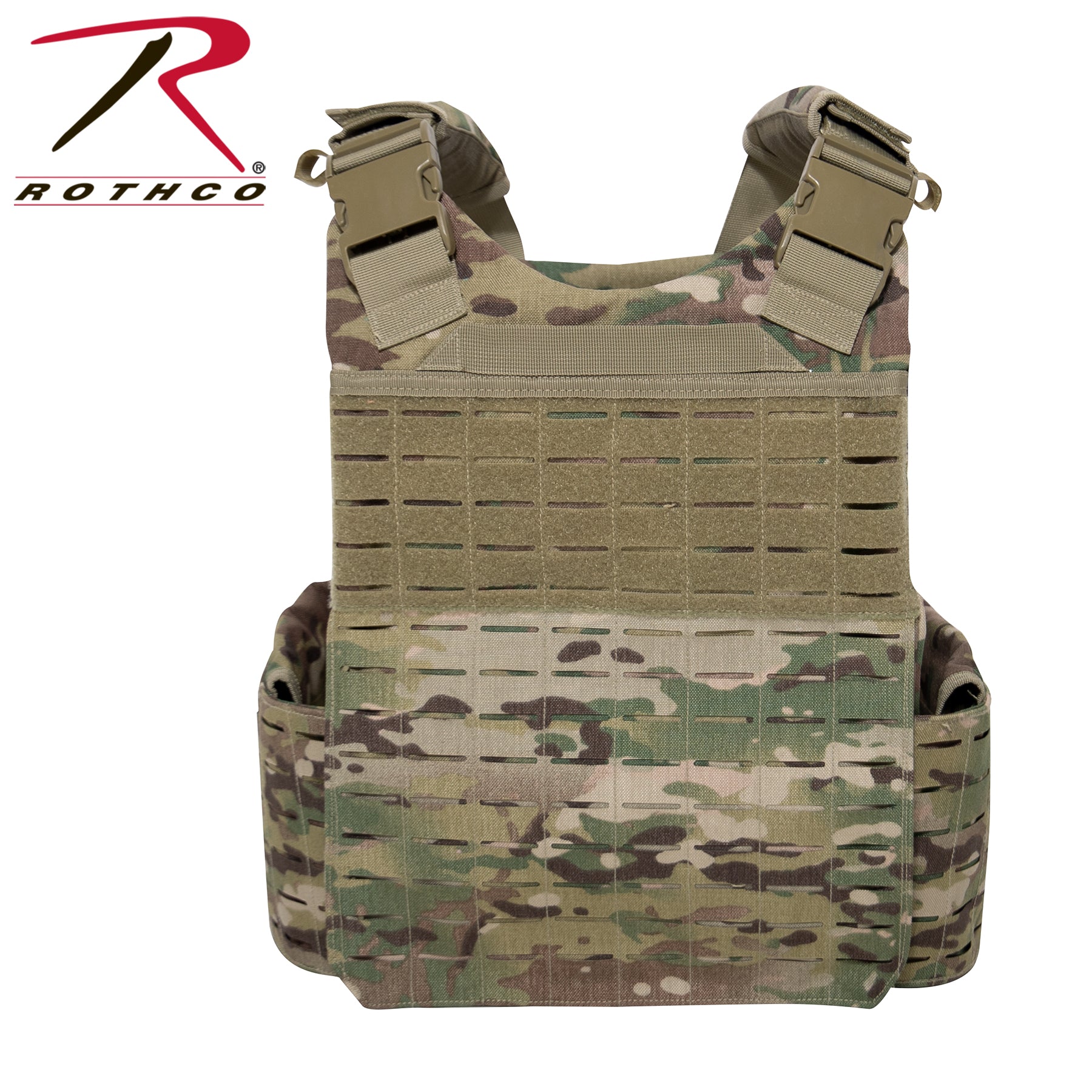 Rothco Laser Cut MOLLE Plate Carrier Vest LARSON TACTICAL SUPPLY