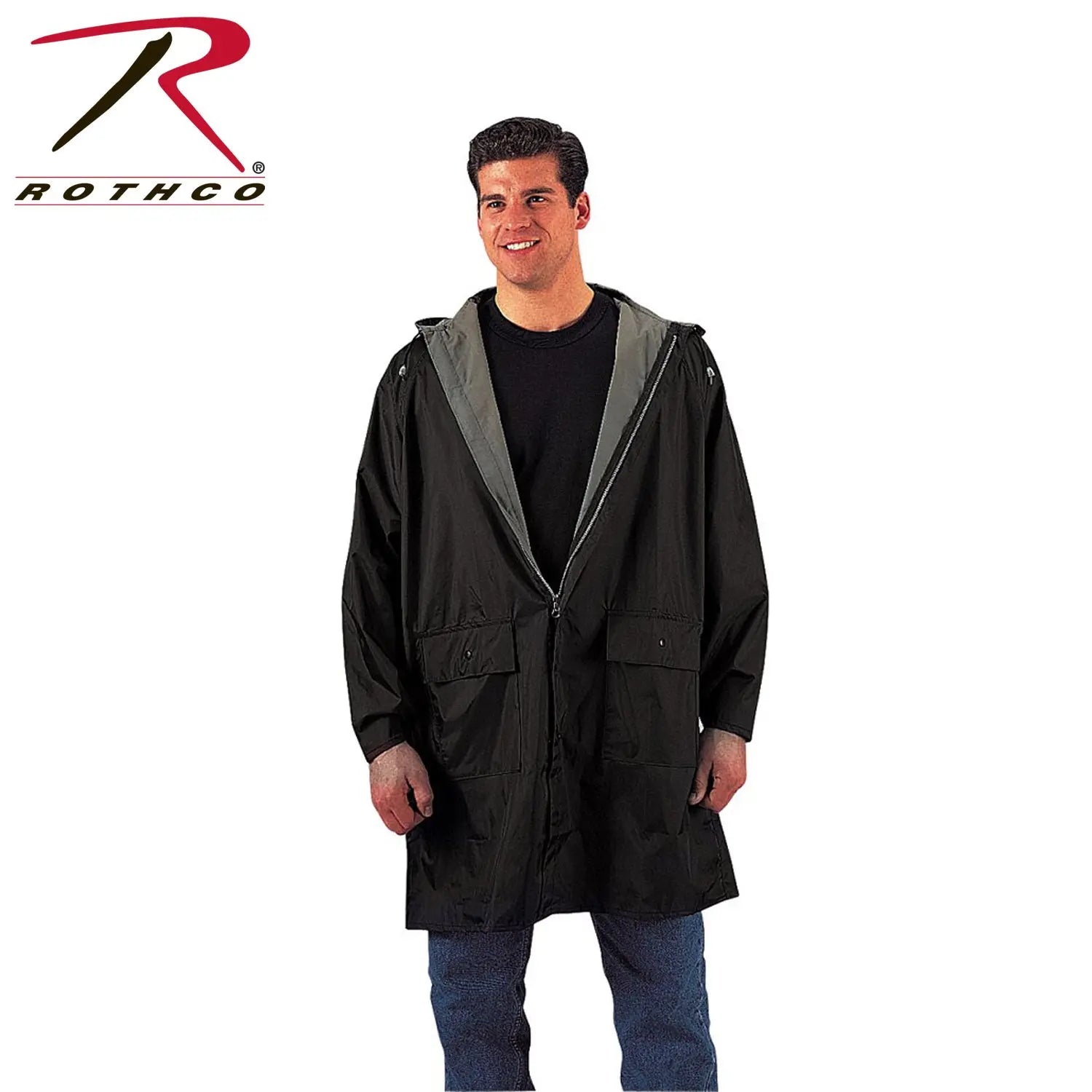 Rothco Reversible 3/4 Length Rain Parka LARSON TACTICAL SUPPLY