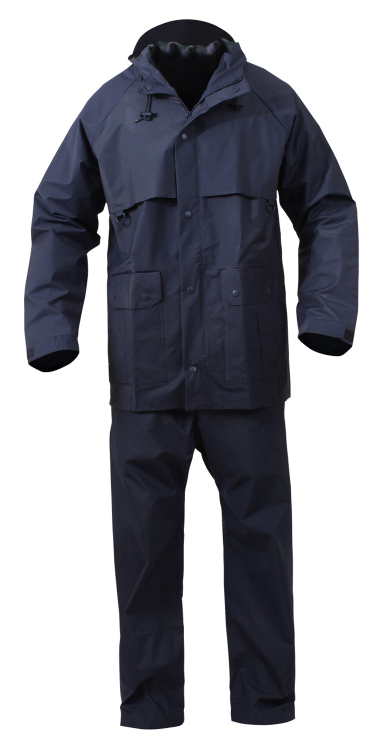 Rothco 2 Piece Microlite PVC Rainsuit LARSON TACTICAL SUPPLY